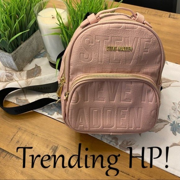 Steve Madden Handbags - Steve Madden Blush Pink Mini Backpack